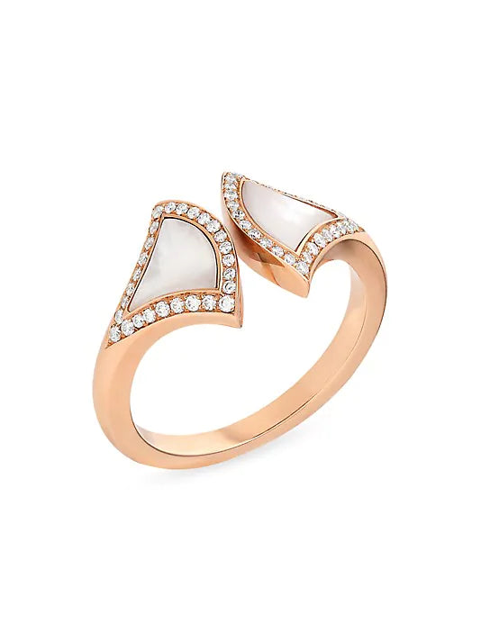 [Perla Lux]DREAM MOP DIAMOND OPEN RING