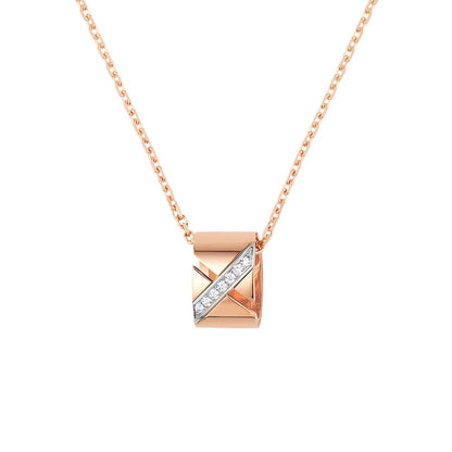 [Perla Lux]LIENS EVIDENCE DIAMOND NECKLACE