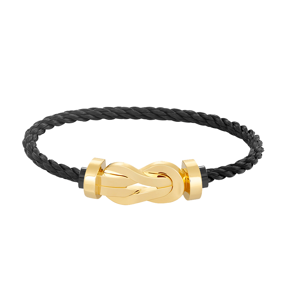 [Perla Lux]CHANCE LARGE 8 FIGURE BUCKLE NO DIAMOND BRACELET GOLD