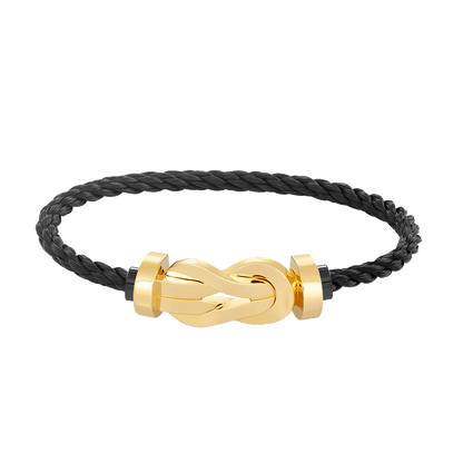 [Perla Lux]CHANCE LARGE 8 FIGURE BUCKLE NO DIAMOND BRACELET GOLD