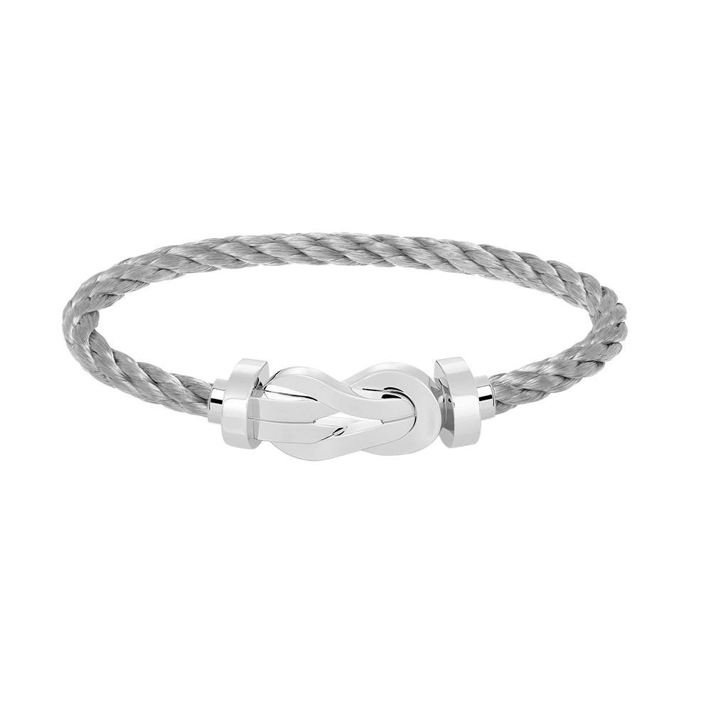 [Perla Lux]CHANCE LARGE 8 FIGURE BUCKLE NO DIAMOND BRACELET SILVER