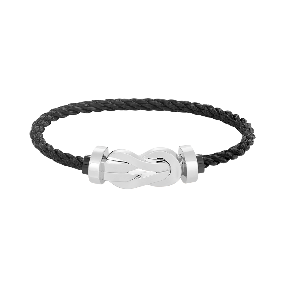 [Perla Lux]CHANCE LARGE 8 FIGURE BUCKLE NO DIAMOND BRACELET SILVER