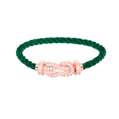 [Perla Lux]CHANCE LARGE 8 FIGURE BUCKLE FULL DIAMOND BRACELET ROSE GOLD