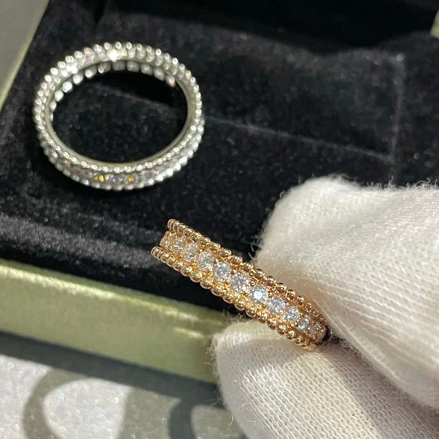 [Perla Lux]PERLEE DIAMOND SILVER RING