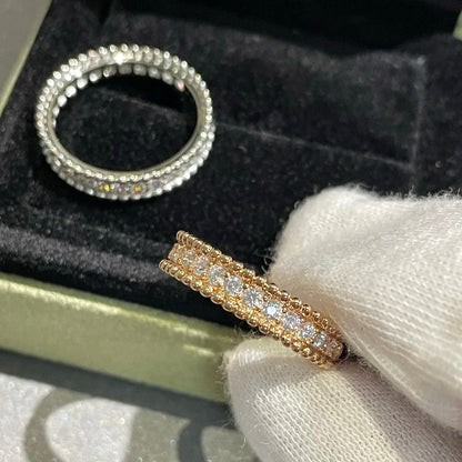[Perla Lux]PERLEE DIAMOND ROSE GOLD RING