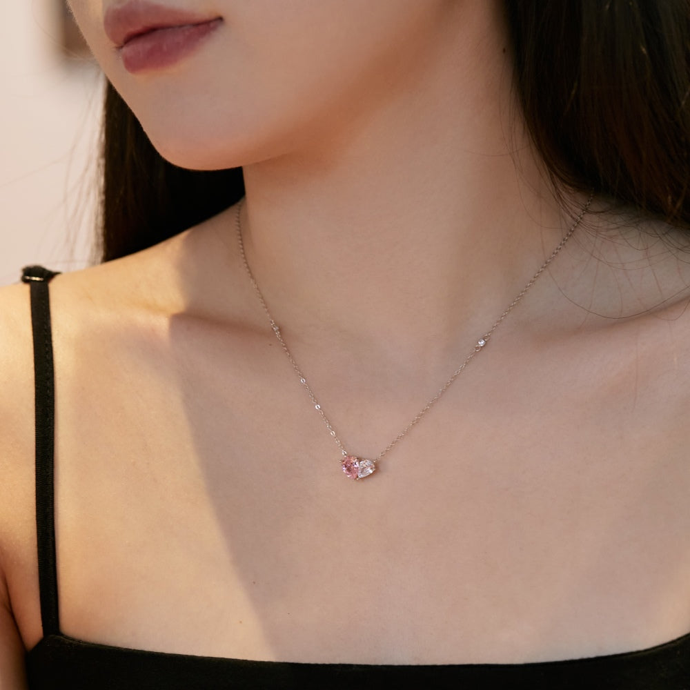 [Perla Lux]Unique Heart Shape Necklace