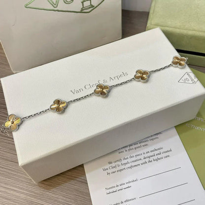 [Perla Lux]CLOVER 5 MOTIFS CHRISTMAS LIMITED EDITION BRACELET
