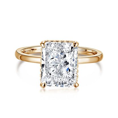 [Perla Lux]4.0 Carat Ornate Enchanting Radiand Cut Banquet Ring