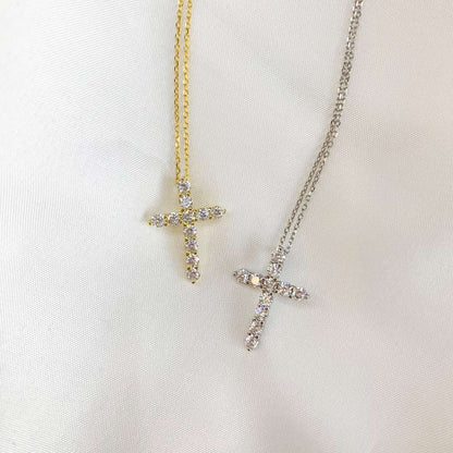 [Perla Lux]Unique Cross Shape Necklace