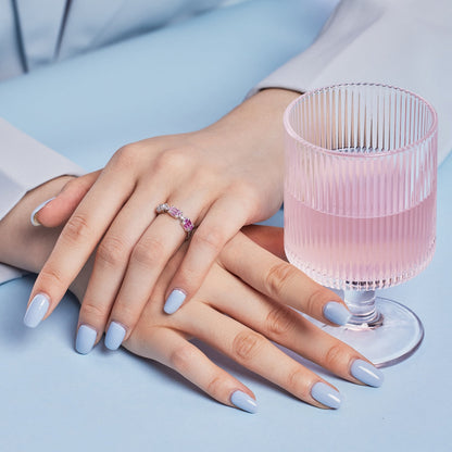 [Perla Lux]Unique Colorful Emerald Cut Party Ring