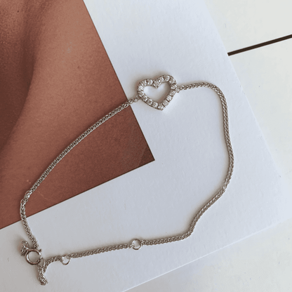 [Perla Lux]Heart Shape Lover Bracelet