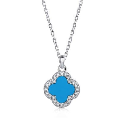 [Perla Lux]Dainty Flower Shape Necklace