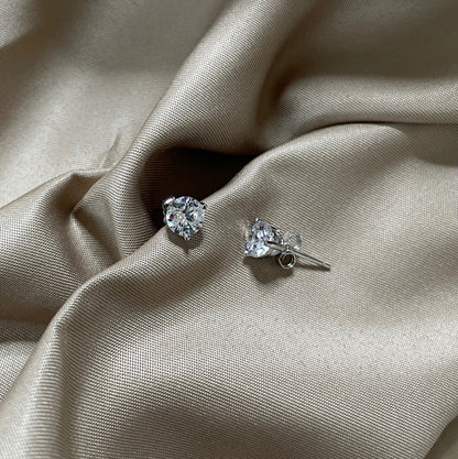 [Perla Lux]Dainty Round Shape Earrings