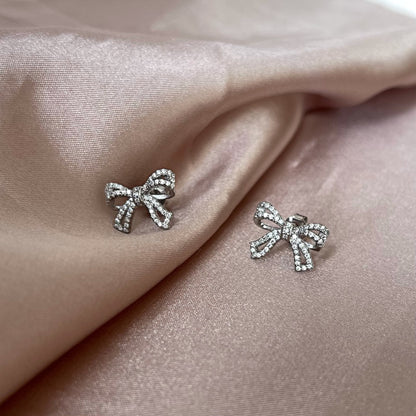 [Perla Lux]Dainty Bow Shape Earrings