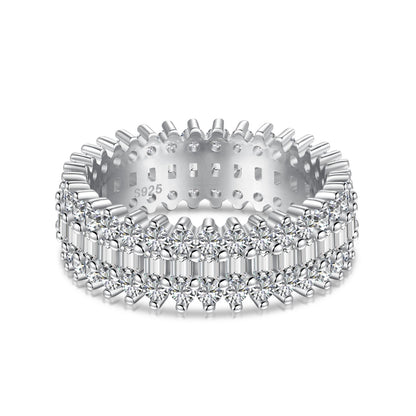 [Perla Lux]Ornate Colorful Radiant Cut Daily Ring