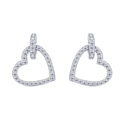 [Perla Lux]Dainty Heart Shape Earrings