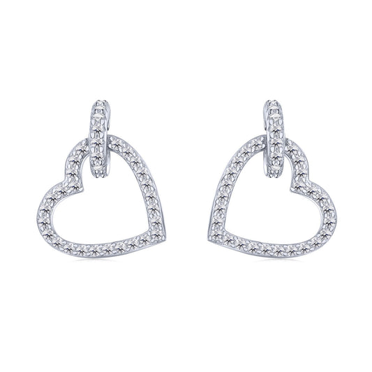 [Perla Lux]Dainty Heart Shape Earrings
