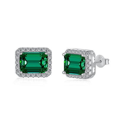 [Perla Lux]Luxurious Dainty Emerald Cut Banquet Earrings