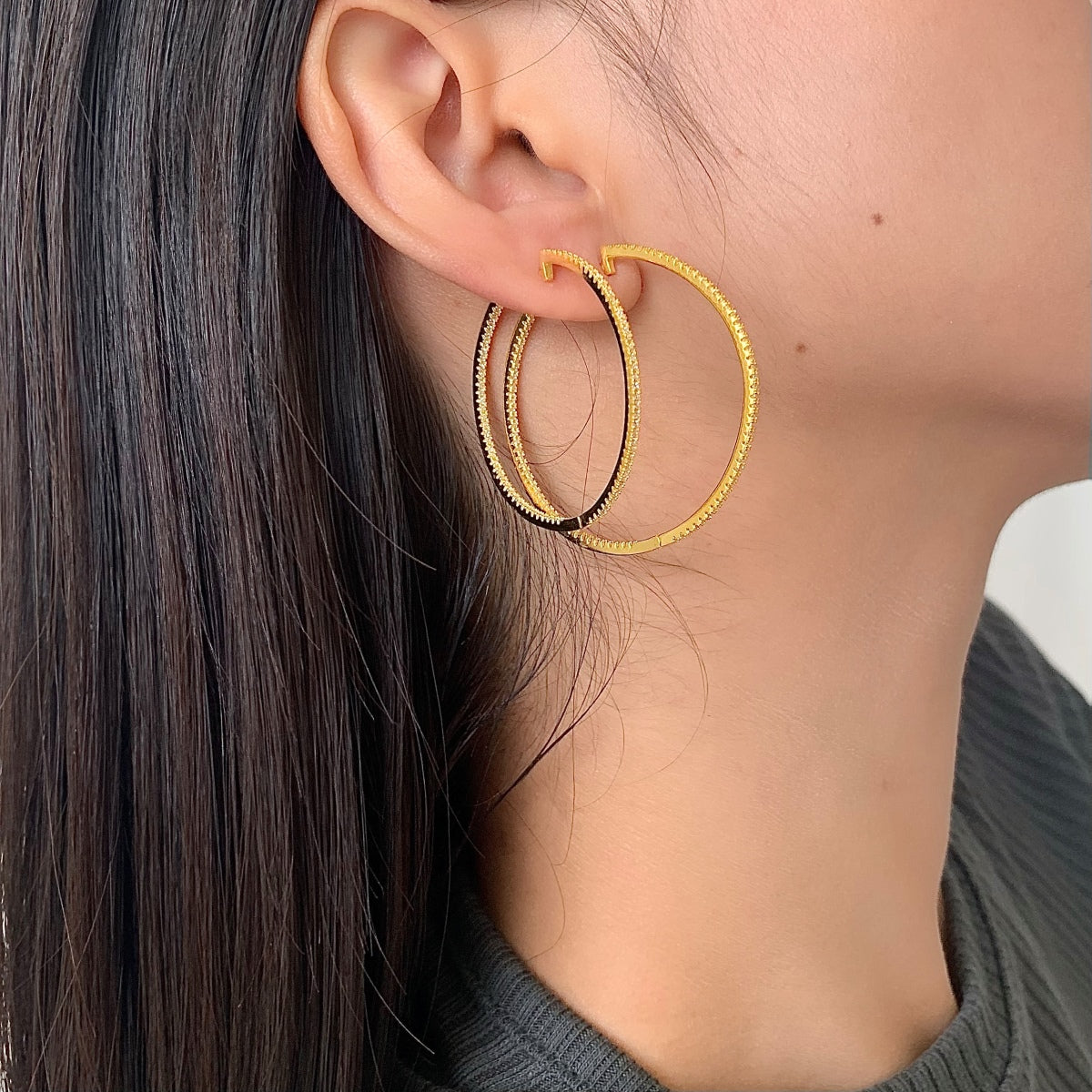 [Perla Lux]Popular Large Hoop Earrings