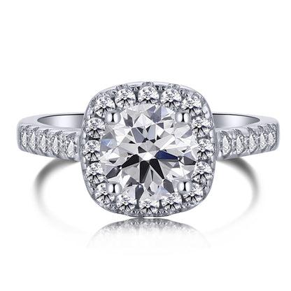 [Perla Lux]Dazzling Resplendent Round Cut Wedding Ring