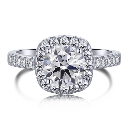 [Perla Lux]Dazzling Resplendent Round Cut Wedding Ring