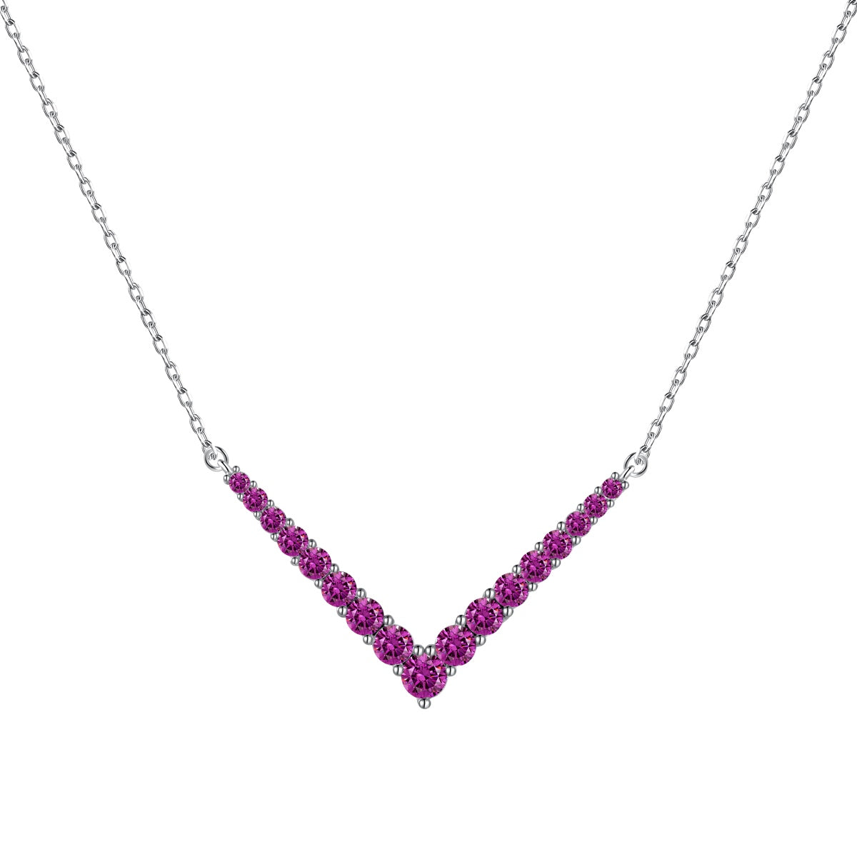 [Perla Lux]Ornate Round Cut Necklace