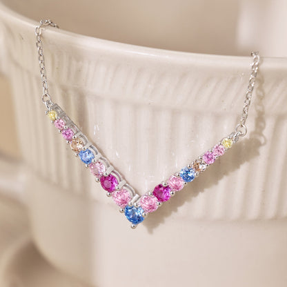[Perla Lux]Ornate Round Cut Necklace