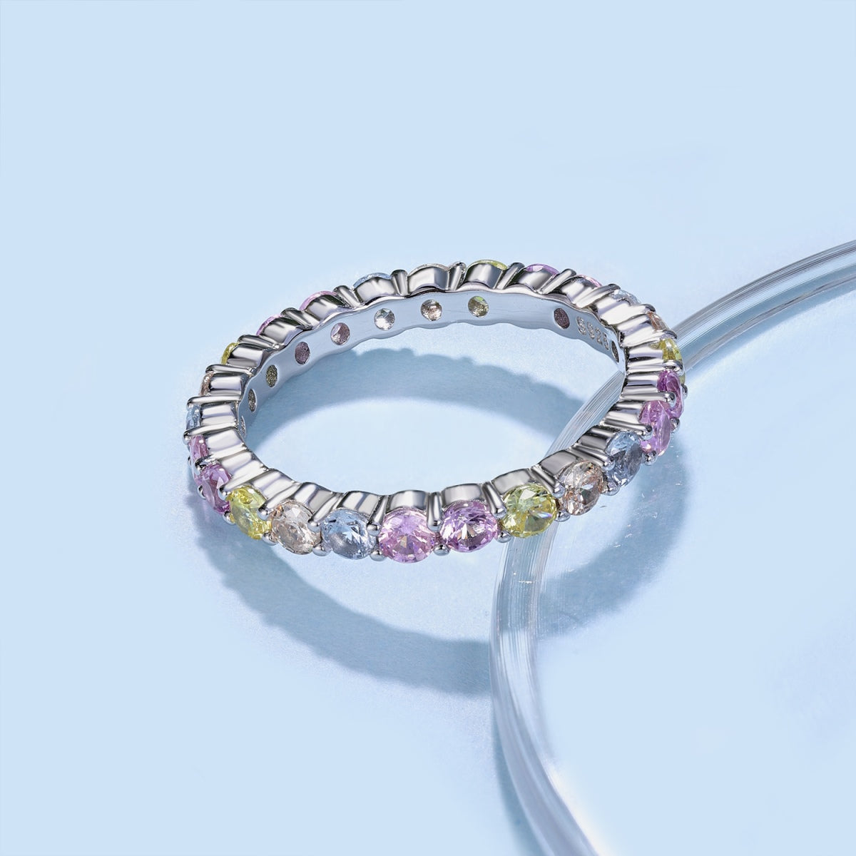 [Perla Lux]Dazzling Resplendent Round Cut Party Ring