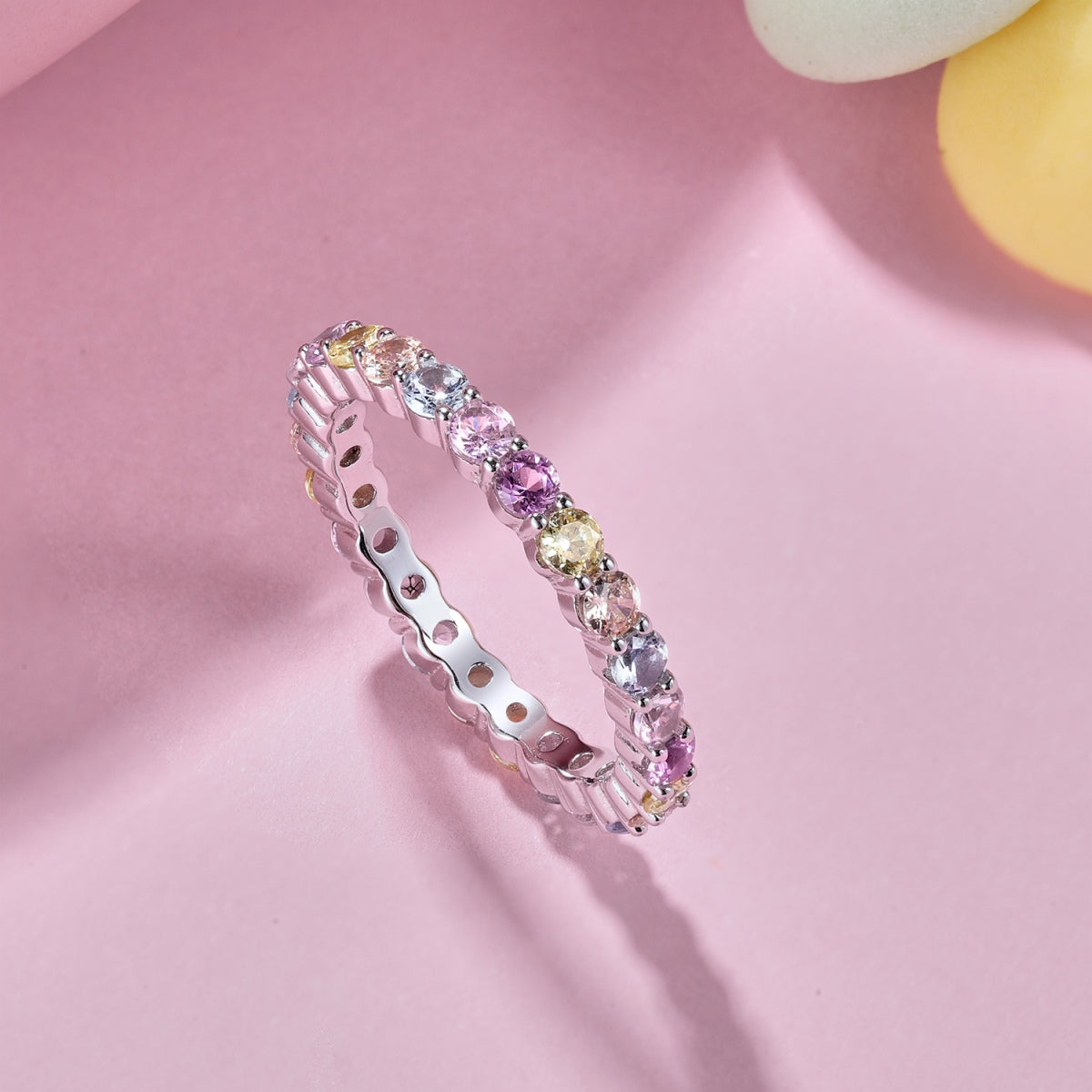 [Perla Lux]Dazzling Resplendent Round Cut Party Ring