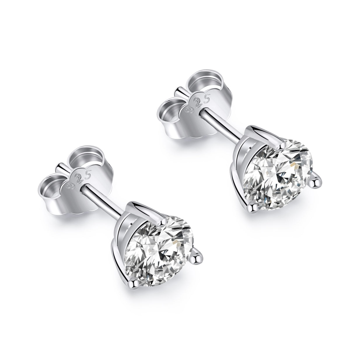 [Perla Lux]Dainty Round Shape Earrings