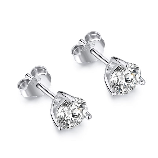 [Perla Lux]Dainty Round Shape Earrings