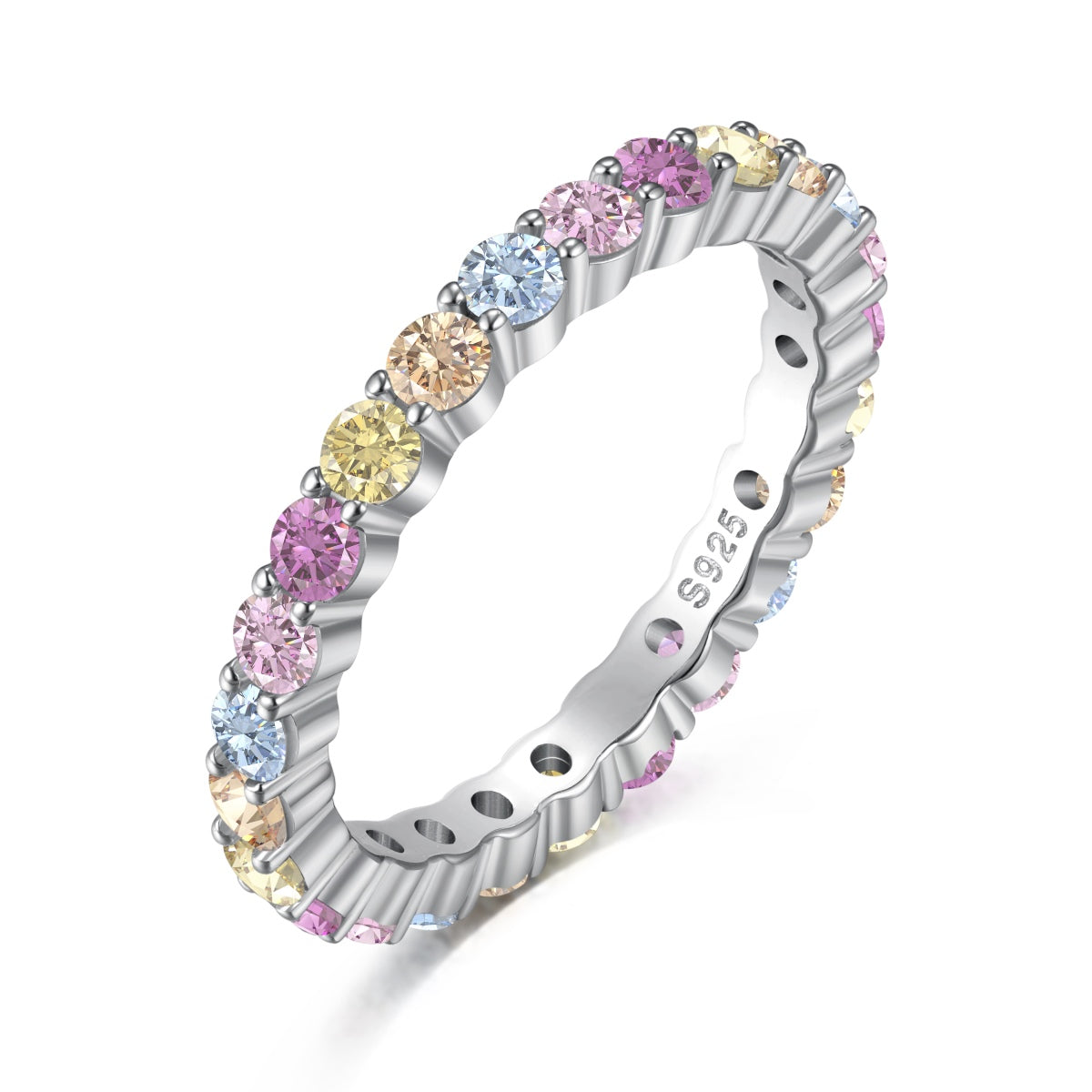 [Perla Lux]Dazzling Resplendent Round Cut Party Ring