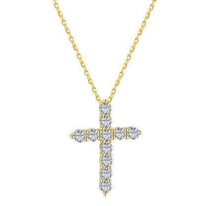 [Perla Lux]Unique Cross Shape Necklace