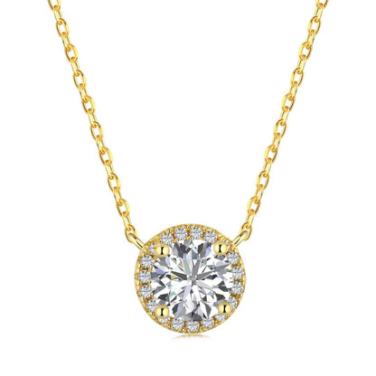[Perla Lux]Luxurious Round Cut Necklace