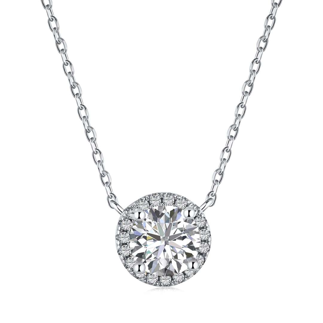 [Perla Lux]Luxurious Round Cut Necklace