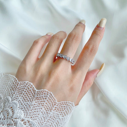 [Perla Lux]0.25 Carat Radiant Romance Heart Cut Lover Ring