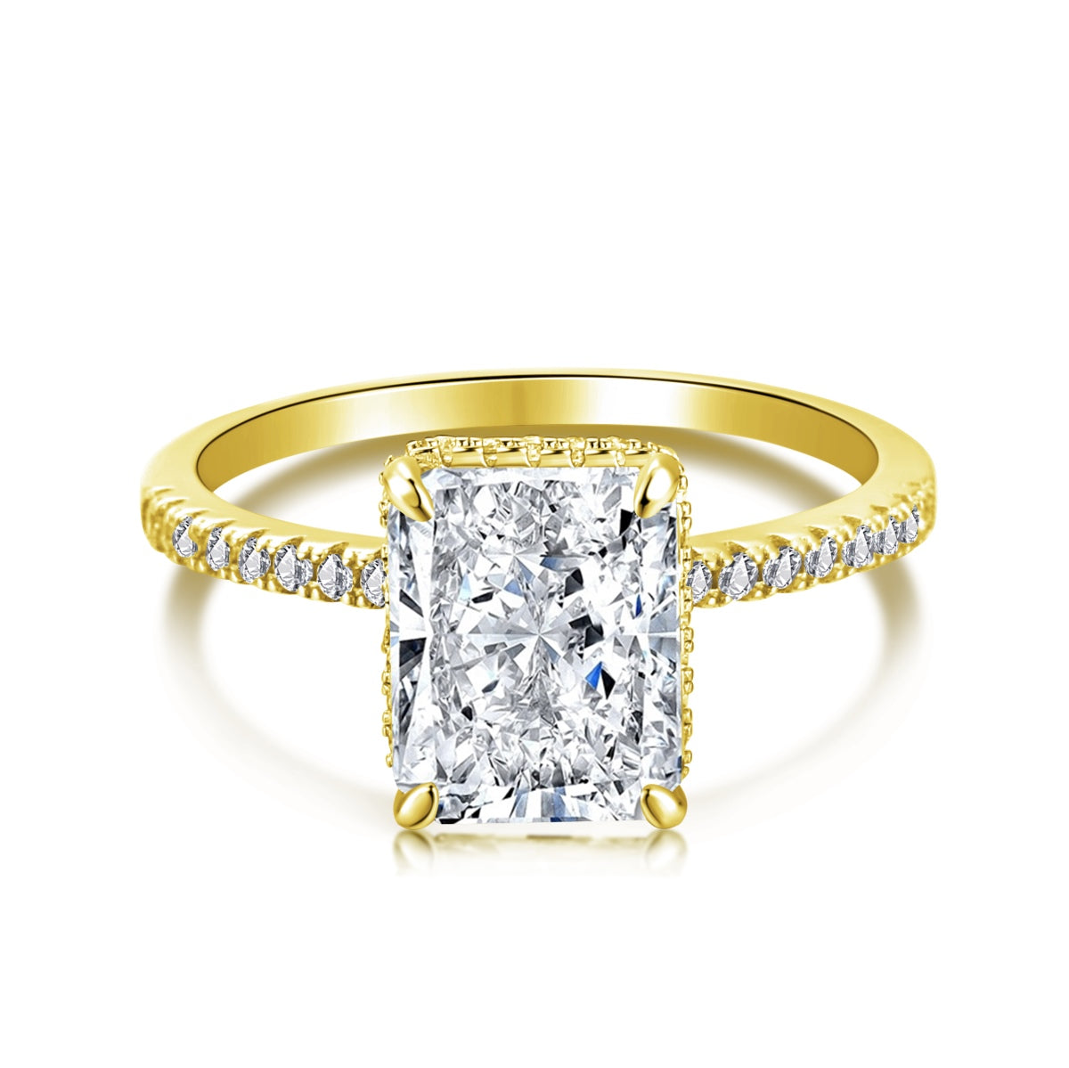[Perla Lux]4.0 Carat Luxurious Engagement Ring