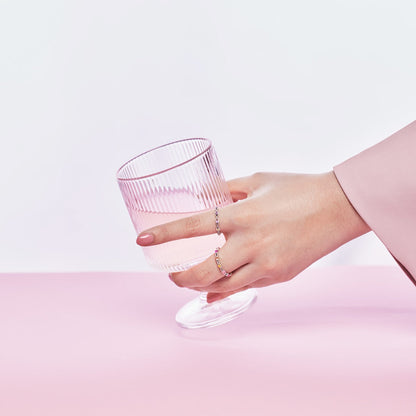 [Perla Lux]Elegant Energetic Round Cut Daily Ring