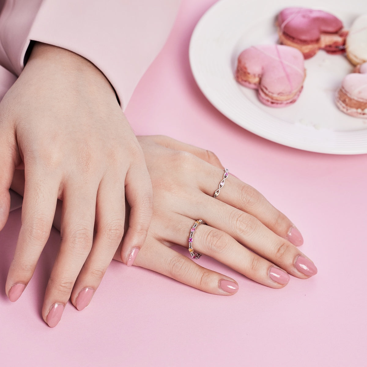 [Perla Lux]Elegant Energetic Round Cut Daily Ring