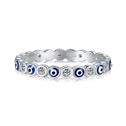 [Perla Lux]Sparkling Vibrant Round Shape Daily Ring