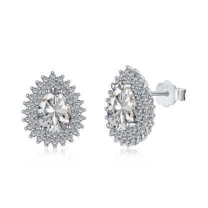 [Perla Lux]Delicate Gorgeous Pear Cut Daily Earrings