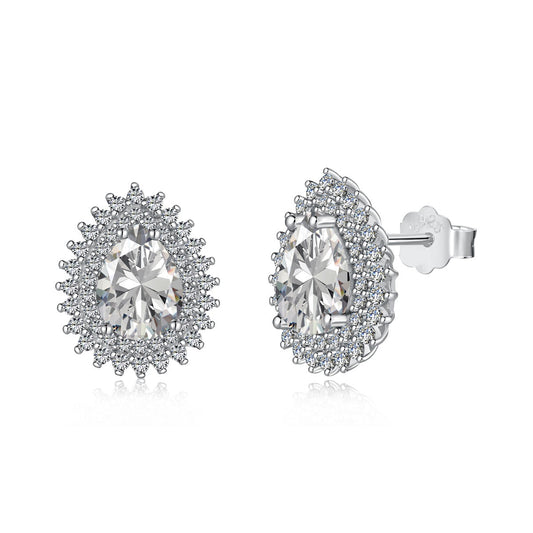 [Perla Lux]Delicate Gorgeous Pear Cut Daily Earrings