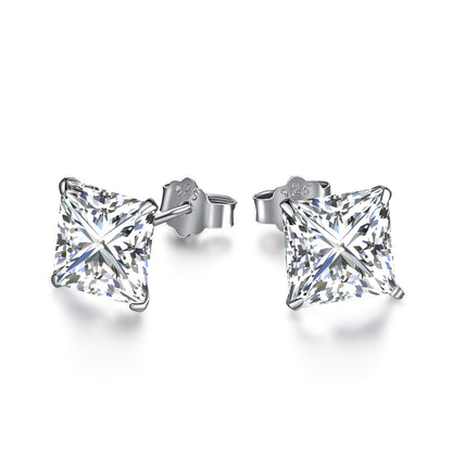 [Perla Lux]Ornate Square Shape Earrings