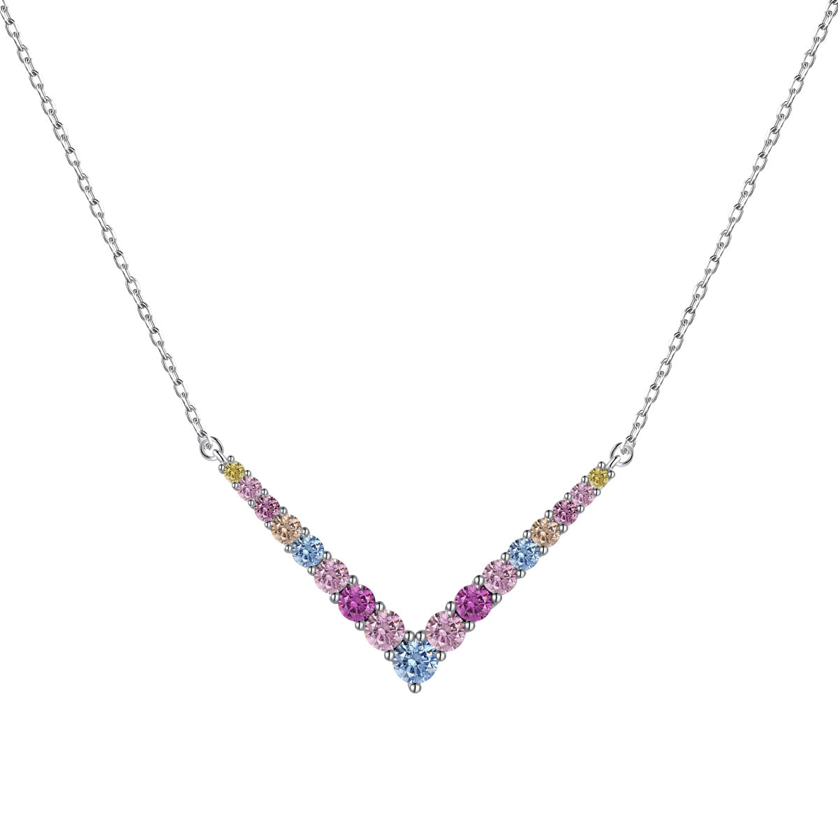 [Perla Lux]Ornate Round Cut Necklace