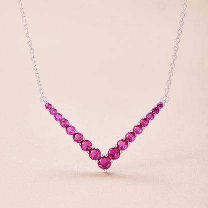 [Perla Lux]Ornate Round Cut Necklace