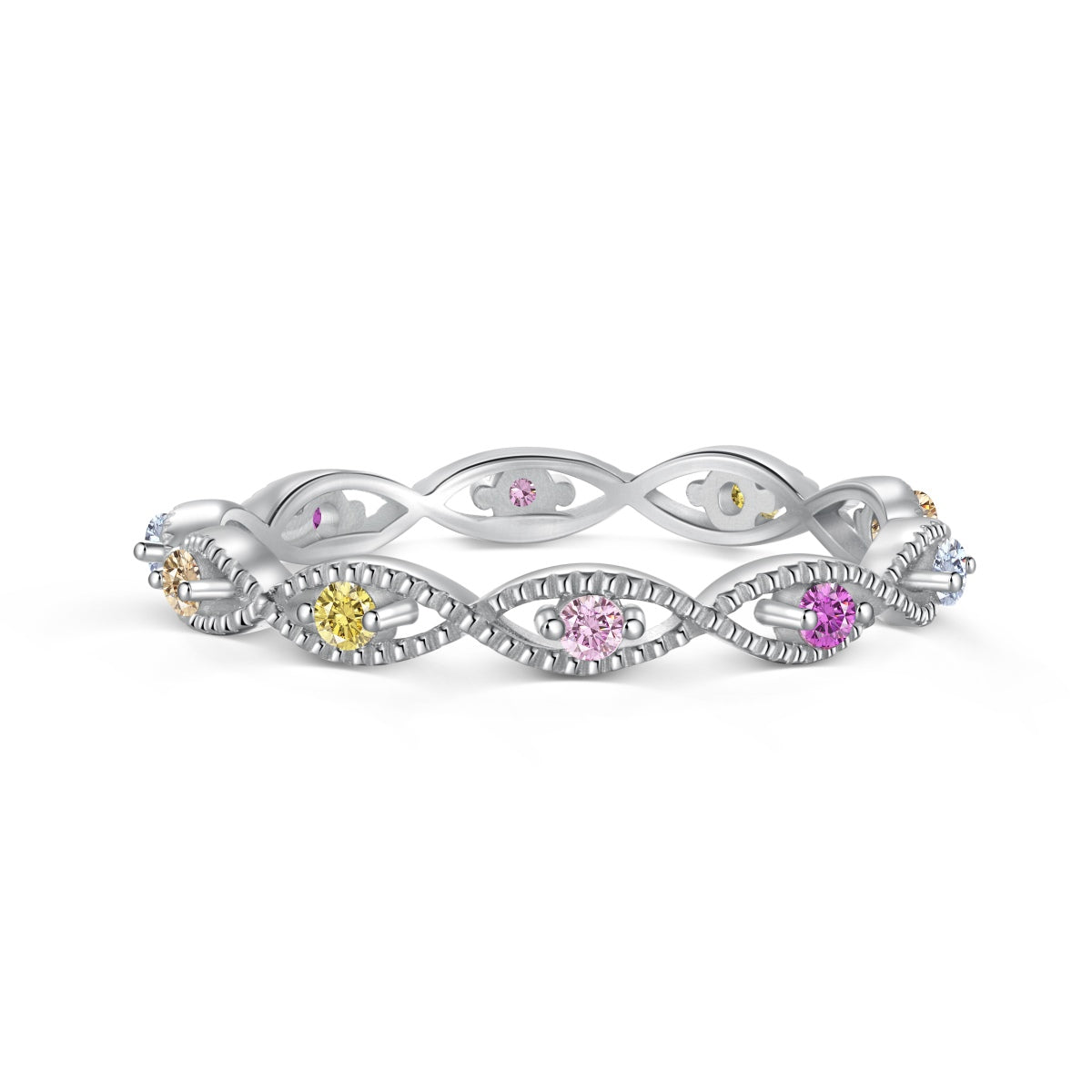 [Perla Lux]Elegant Energetic Round Cut Daily Ring