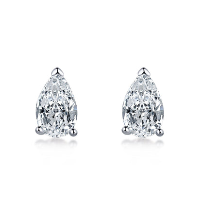 [Perla Lux]Ornate Water Drop Shape Earrings