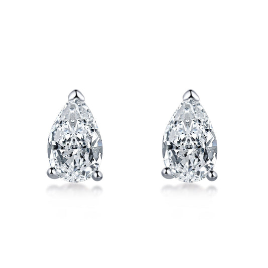 [Perla Lux]Ornate Water Drop Shape Earrings