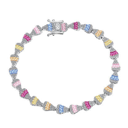 [Perla Lux]Radiant Water Drop Shape Daily Bracelet