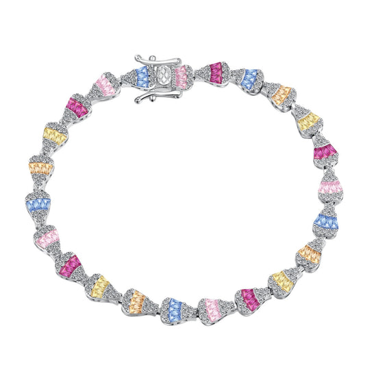 [Perla Lux]Radiant Water Drop Shape Daily Bracelet